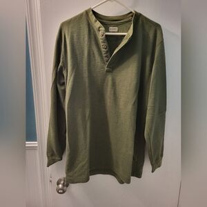 C.E. Schmidt Green Long Sleeve Shirt Size MD